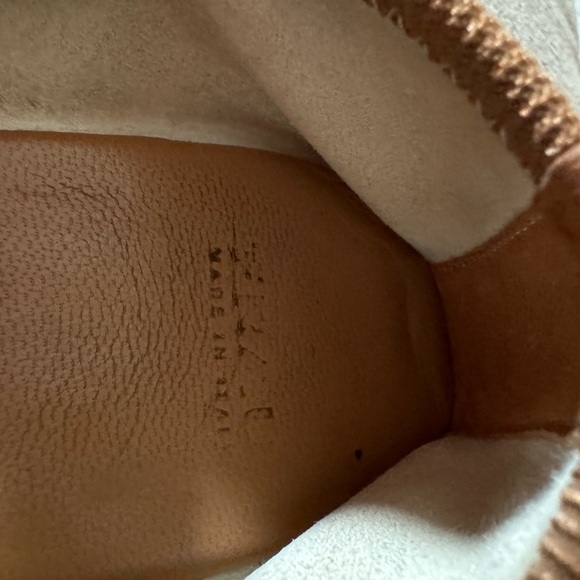 Frau Leather Ballerina Bow Flats Slip On Shoes EUR 39 US 8 Made in Italy Comfort - Picture 6 of 10